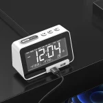K5 Wireless Bluetooth Speaker Desktop Alarm Clock Radio, US Plug, EU Plug, UK Plug - Image 7