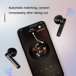 Pro 9 TWS Touch Control Bluetooth 5.0 Wireless In-Ear Earphone with LED Display, Black, White, Pink, Green - Image 6