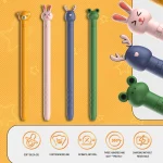 Cartoon Silicone Capacitive Pen Non-Slip And Anti-Drop Protective Cover, For Apple Pencil 1 - Image 2