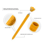 Cartoon Silicone Capacitive Pen Non-Slip And Anti-Drop Protective Cover, For Apple Pencil 1 - Image 4