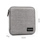 Baona BN-F021 Car Home DVD CD Storage Bag Game CD Storage Bag For PS4, Grey, Black - Image 3