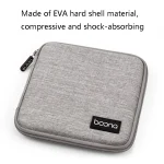 Baona BN-F021 Car Home DVD CD Storage Bag Game CD Storage Bag For PS4, Grey, Black - Image 4