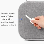 Baona BN-F030 EVA Hard Shell Anti-Stress Headphones Storage Bag for AirPods Max, Grey, Black - Image 5