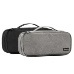 Baona BN-B002 Laptop Power Cable Digital Storage Bag Charger Accessories Storage Bag, Gray, Black - Image 2