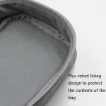 Baona BN-B002 Laptop Power Cable Digital Storage Bag Charger Accessories Storage Bag, Gray, Black - Image 6