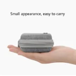 2 PCS Baona BN-F001 Headset Oxford EVA Storage Box Data Cable Charger Organizing Box, Gray, Black - Image 6