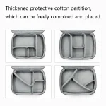 Baona BN-B005 Multi-Function Digital Storage Bag Hard Disk U Disk Earphone Storage Bag, Gray, Black - Image 4