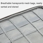 Baona BN-B005 Multi-Function Digital Storage Bag Hard Disk U Disk Earphone Storage Bag, Gray, Black - Image 6