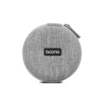 2 PCS Baona BN-F002 Data Cable Charger EVA Storage Bag Box, Gray, Black