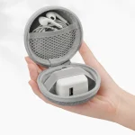 2 PCS Baona BN-F002 Data Cable Charger EVA Storage Bag Box, Gray, Black - Image 6