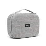 Baona BN-F012 Multi-Function Digital Storage Bag Data Cable Storage Protection Box, Gray, Black