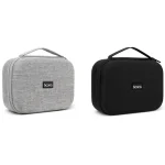 Baona BN-F012 Multi-Function Digital Storage Bag Data Cable Storage Protection Box, Gray, Black - Image 2