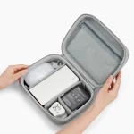 Baona BN-F012 Multi-Function Digital Storage Bag Data Cable Storage Protection Box, Gray, Black - Image 7