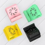 IINE Portable Video Conversion Base With Fan Cooling HDMI Video Converter For Nintendo Switch, Green-L390, Black-L388, Pink-L389, Yellow-L391 - Image 2