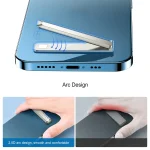 Oatsbasf 03654 Mini Mobile Phone Holder Back Sticker Portable Folding Desktop Multifunctional Magnetic Stand, 03654 Grey, 03654 Gold - Image 5