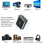 RAYEE K8 Bluetooth 5.0 Audio Receiver & Transmitter 2 in 1 Adapter Support 2.1A Fast Charge U Disk, US Plug - Image 5