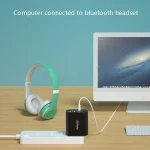 RAYEE K8 Bluetooth 5.0 Audio Receiver & Transmitter 2 in 1 Adapter Support 2.1A Fast Charge U Disk, US Plug - Image 7