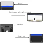 Bluetooth Wireless Six-Axis Programmable Dual-Vibration Gamepad For PS4, Red, Gold, Blue - Image 3
