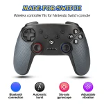 Bluetooth Wireless Gamepad  Built-In Dual Motors With TURBO Function Suitable For Switch Pro, MB-S804 - Image 3