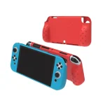 DOBE TNS-1135 Game Console Integrated All-Inclusive Soft Slip Protective Case For Nintendo Switch OLED, White, Red, Blue - Image 6