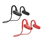 G68 Bone Conduction Bluetooth 5.0 Sports Waterproof Sweatproof Wireless Earphone, Black, Red - Image 2
