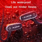 G68 Bone Conduction Bluetooth 5.0 Sports Waterproof Sweatproof Wireless Earphone, Black, Red - Image 6