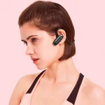 G68 Bone Conduction Bluetooth 5.0 Sports Waterproof Sweatproof Wireless Earphone, Black, Red - Image 7