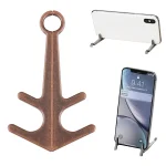 Mini Lazy Desktop Mobile Phone Bracket Multifunction Magnetic Anchor Tablet Stand, Retro Gold, Retro Silver, Retro Copper