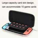 YK01 EVA Hard Shell Game Console Storage Bag with Card Slot For Nintendo Switch, Green, Pink, Blue - Image 5