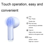 OPPO Enco Air3 Wireless Bluetooth 5.3 Semi-in-ear Call Noise Reduction Music Sports Earphones, Enco Air3 (White), Enco Air3 (Purple) - Image 4