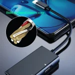 3 in 1 USB-C / Type-C Male to 3.5mm + PD 60W Female Charging & Digital Audio Adapter, Black, Grey - Image 5