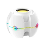 RGB Light Effect Gyro Shape Wireless Bluetooth Audio, White, Pink, Blue, Black, Red