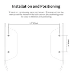 Multi-Function Tablet Bracket Router Desktop Wall Storage Bracket For Mac Mini, Tablet Bracket (Transparent) - Image 3