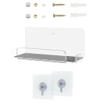 Game Console Wall Storage Bracket Game Console Accessories Storage Rack For Nintendo Switch, Acrylic Transparent, Acrylic Black - Image 7