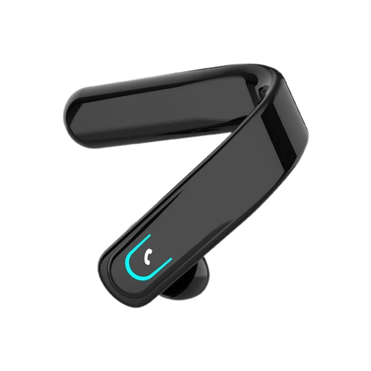 YX18 Bluetooth 5.1 Earhook Business Sport Single Ear Headphone, Black, White, Sky Blue, Pink