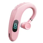 Q20 Bluetooth 5.2 Business Digital Display Sports Earhook Stereo Earphone, Q20 Pink, Q20 Yellow, Q20 Blue, Q20 Black, Q20 White, Q20 Green