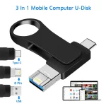 USB 3.0 + 8 Pin + USB-C / Type-C 3 in 1 Mobile Computer Metal U-Disk, 8GB, 16GB, 32GB, 64GB - Image 4
