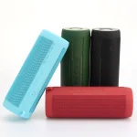 T2 Car Cylindrical Small Speaker with Flashlight Desktop Bluetooth 4.0 Wireless Speaker, Blue, Black, Red, Green - Image 2