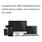 MUSKY Wireless Bluetooth Speaker Bedside Alarm Clock Touch Sensor Night Lamp Mini Speaker, Colorful Light, White Light - Image 5