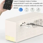 Manovo V1 Desktop White Noise Sleep Aid Speaker Home Alarm Clock Bluetooth Speaker - Image 4