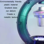 Magnetic Levitation Bluetooth Speaker Space Spacecraft Crafts, US Plug - Image 3