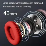 P9 Bluetooth 5.1 Subwoofer Wireless Headset Support AUX / TF Card, P9 (Black), P9 (White), P9 (Red), P9 (Green), P9 (Blue) - Image 4