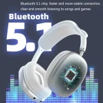 P9 Bluetooth 5.1 Subwoofer Wireless Headset Support AUX / TF Card, P9 (Black), P9 (White), P9 (Red), P9 (Green), P9 (Blue) - Image 6