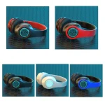 B39 Wireless Bluetooth Headset Subwoofer With Breathing Light Support TF Card, Black Red, Red Black, Pure Black, Pure White, Blue Black - Image 2