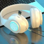 B39 Wireless Bluetooth Headset Subwoofer With Breathing Light Support TF Card, Black Red, Red Black, Pure Black, Pure White, Blue Black - Image 7