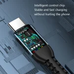 1m 100W PD Fast Charge Type-C Male to Male Data Sync Charging Braided Cable, 1m, 2m - Image 4