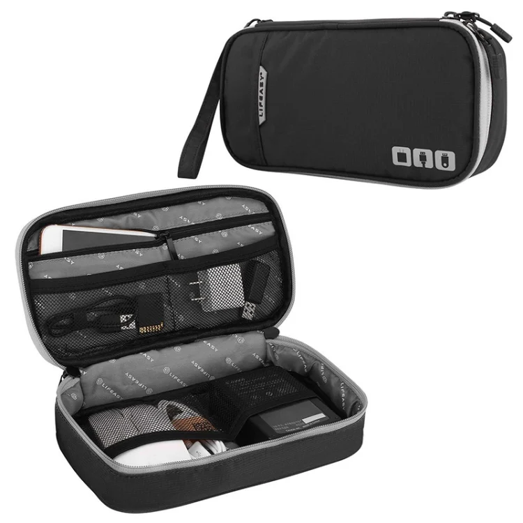 MapleStory Multifunctional Travel Digital Storage Bag, Size:, Small (Black), Small (Gray), Medium (Black), Medium (Gray), Large (Black), Large (Gray)