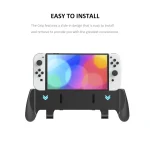 JYS NS218 Multifunctional Game Console Integrated Protective Case With Grip  For Switch OLED, White, Black - Image 6