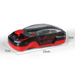 Children Car Adventure Game Two-Players Battle Toy, Red, Black, Black Red - Image 3