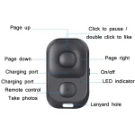 CDY001 Multifunctional USB Rechargeable Bluetooth Selfie Remote Control, CDY001 - Image 3